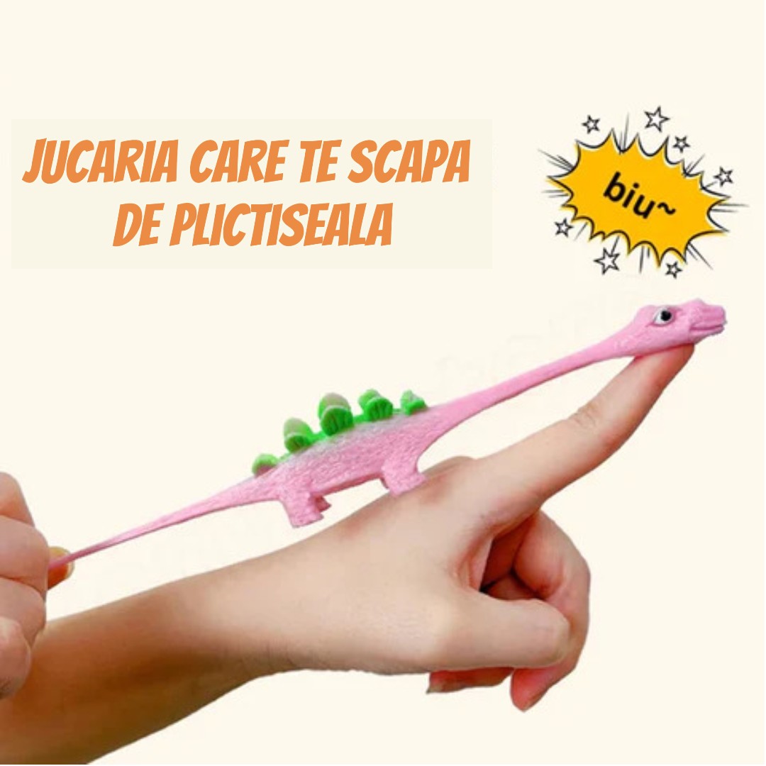 DinoPraștia- set de 5 praștii de jucărie